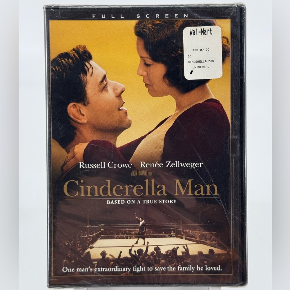 NWT. Cinderella Man on DVD.